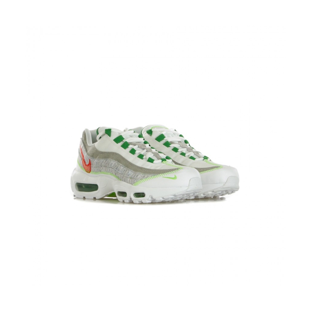 scarpa bassa uomo air max 95 WHITE/CLASSIC GREEN/ELECTRIC GREEN