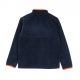 felpa collo alto bambino sportswear winterized MIDNIGHT NAVY/HYPER CRIMSON