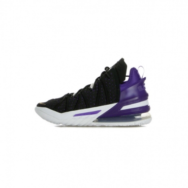 scarpa alta uomo lebron xviii BLACK/METALLIC GOLD/COURT PURPLE/WHITE