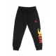 pantalone tuta leggero bambino jumpman fire pant BLACK