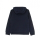 felpa cappuccio ragazzo club fleece MIDNIGHT NAVY