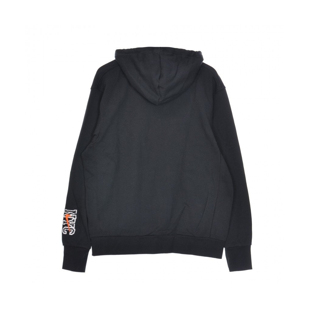 felpa cappuccio uomo nba hoodie po essential city edition neykni BLACK