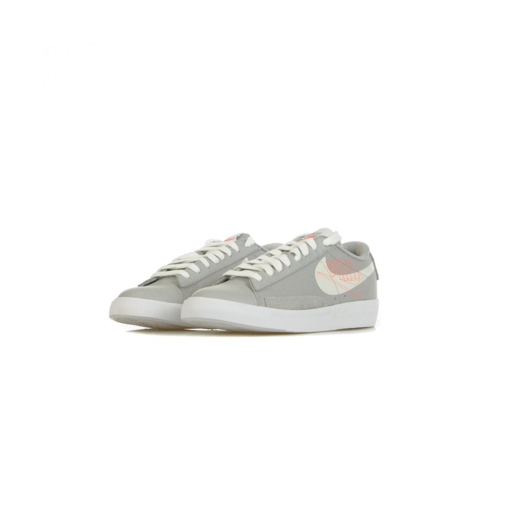 scarpa bassa uomo blazer low suede WOLF GREY/SAIL/BRIGHT CRIMSON/WHITE