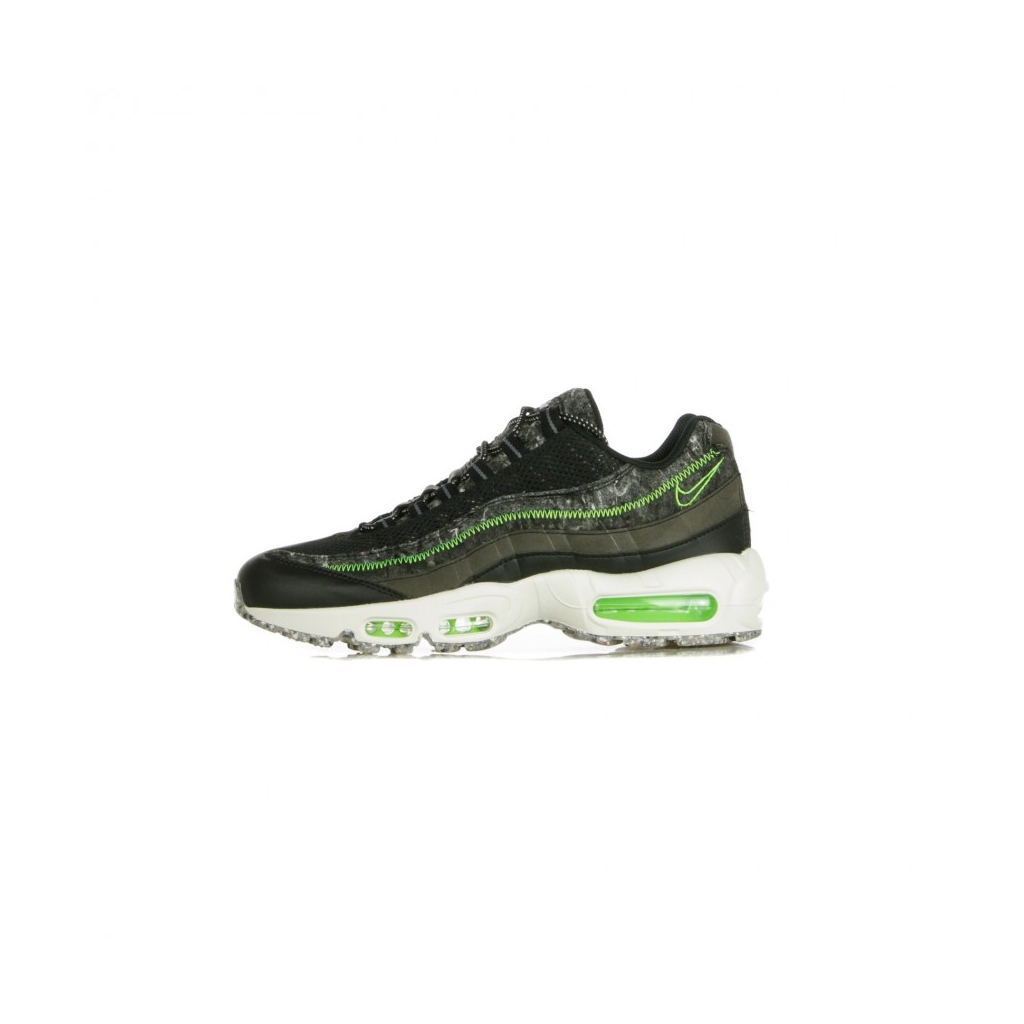 scarpa bassa uomo air max 95 BLACK/ELECTRIC GREEN/SMOKE GREY