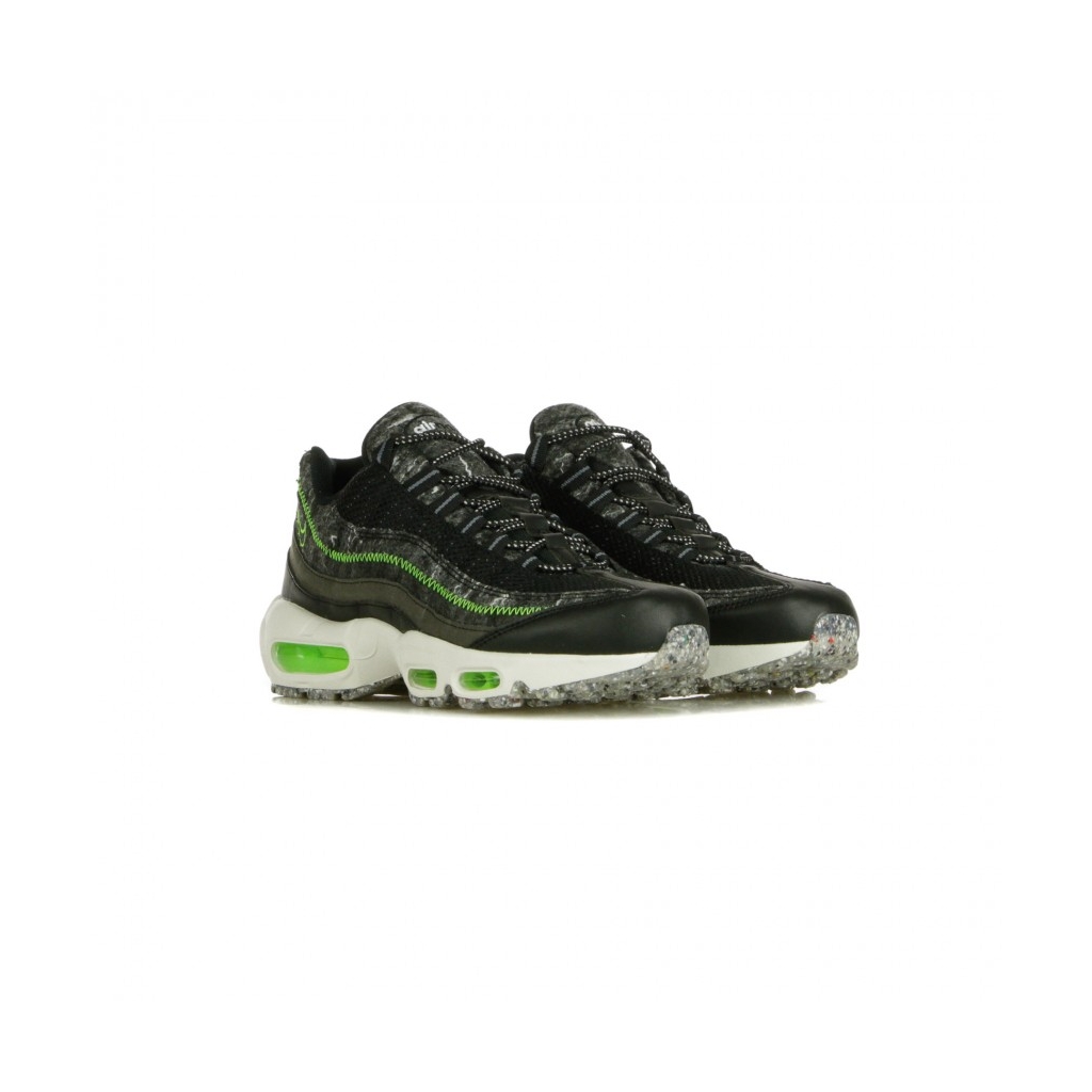 scarpa bassa uomo air max 95 BLACK/ELECTRIC GREEN/SMOKE GREY