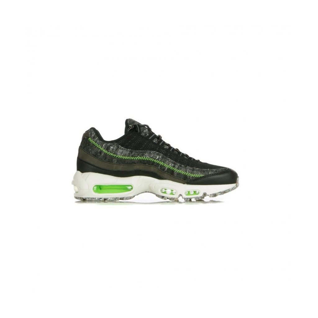 scarpa bassa uomo air max 95 BLACK/ELECTRIC GREEN/SMOKE GREY