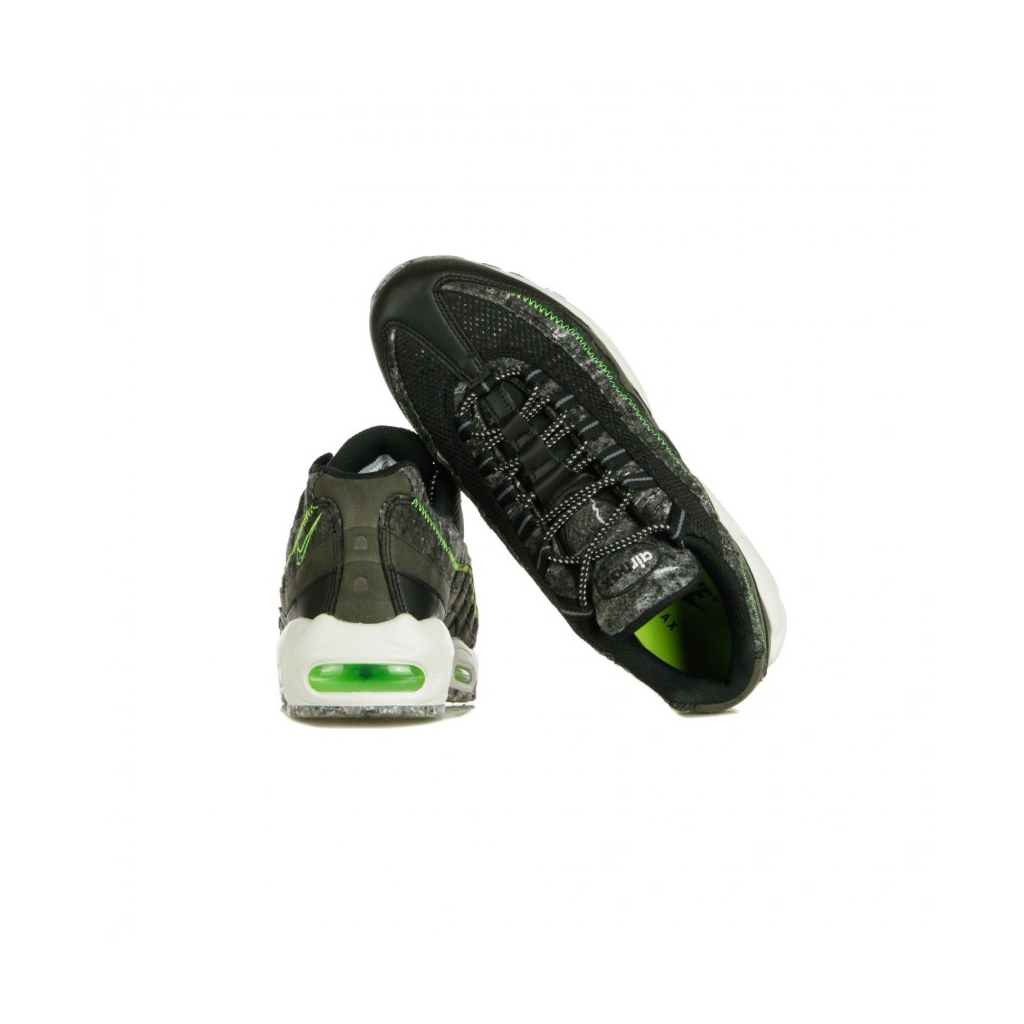 scarpa bassa uomo air max 95 BLACK/ELECTRIC GREEN/SMOKE GREY