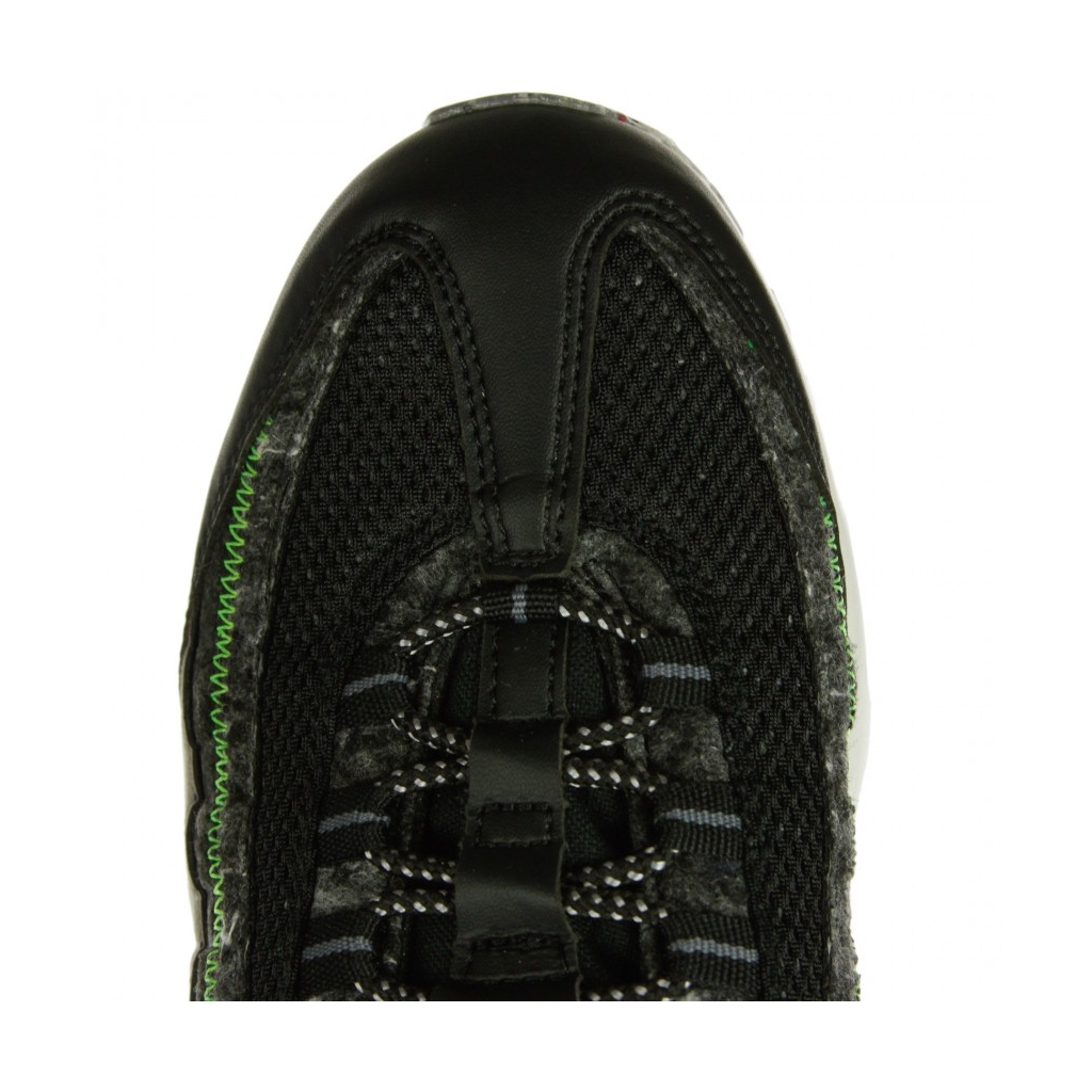 scarpa bassa uomo air max 95 BLACK/ELECTRIC GREEN/SMOKE GREY