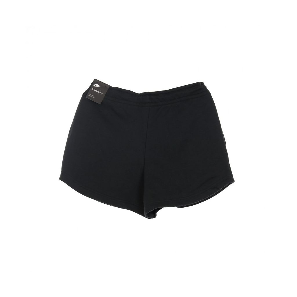 pantaloncino donna sportswear essential terry  shorts BLACK/WHITE