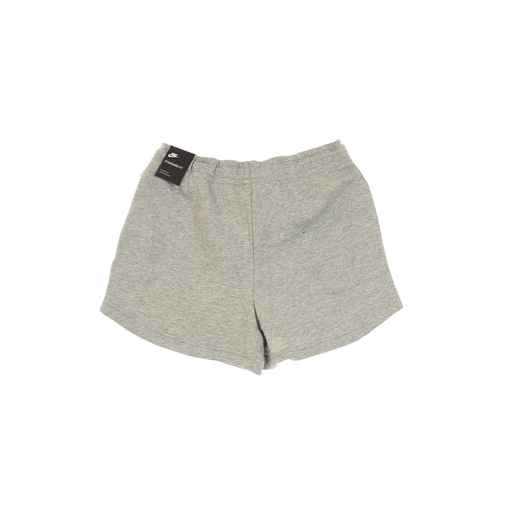 pantaloncino donna sportswear essential terry  shorts DK GREY HEATHER/WHITE