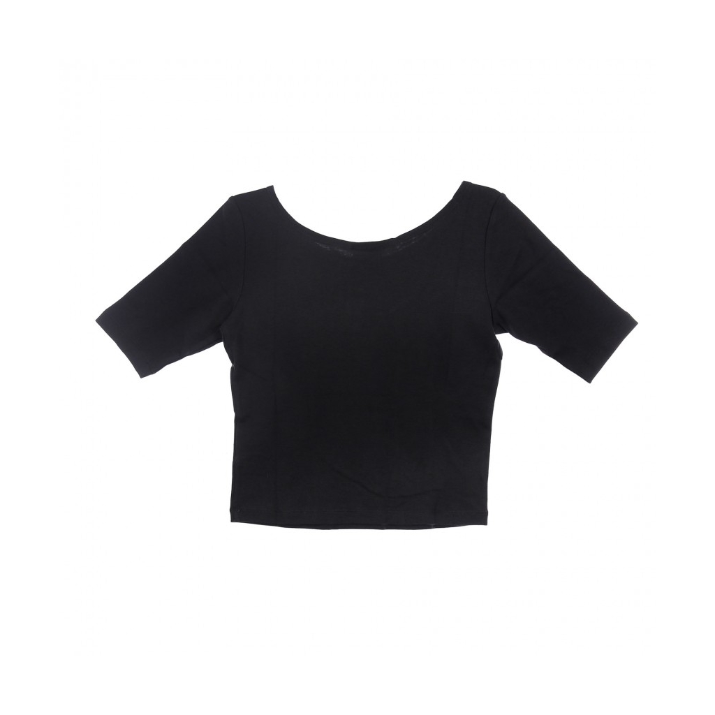 top donna sportswear top scoop BLACK/WHITE