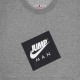 maglietta uomo jumpman box tee CARBON HEATHER/BLACK