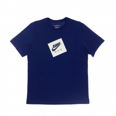 maglietta uomo jumpman box tee BLUE VOID/WHITE