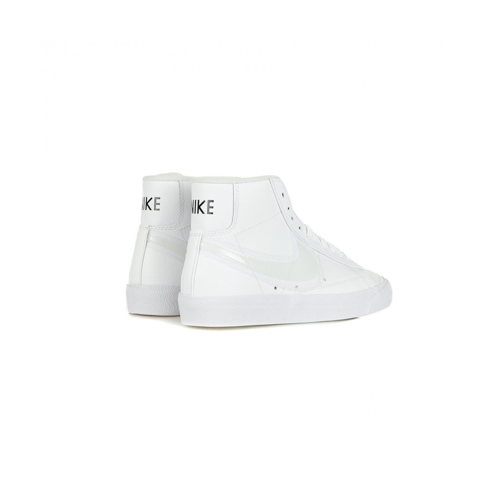 scarpa alta donna w blazer mid 77 WHITE/WHITE/BLACK