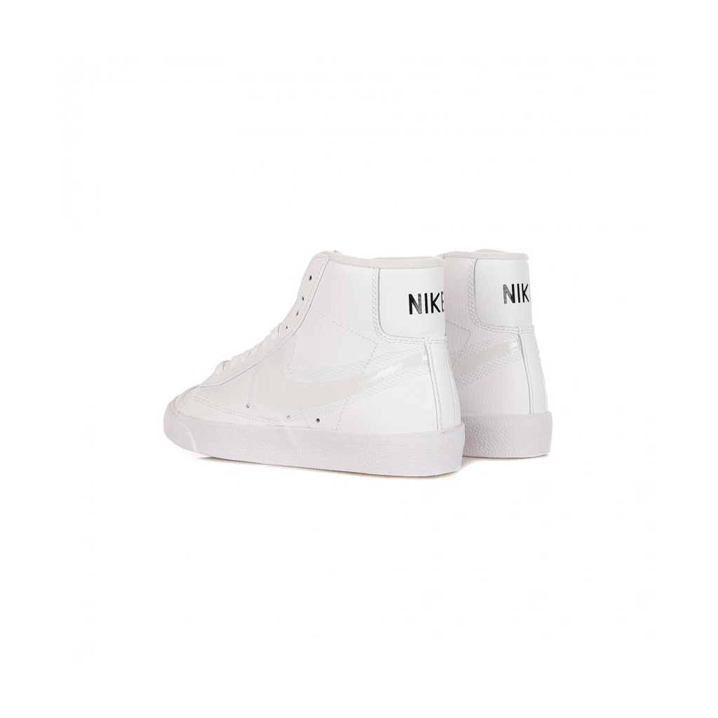 scarpa alta donna w blazer mid 77 WHITE/WHITE/BLACK