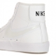 scarpa alta donna w blazer mid 77 WHITE/WHITE/BLACK