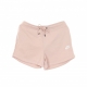 pantaloncino donna sportswear essential terry  shorts CHAMPAGNE/WHITE