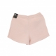 pantaloncino donna sportswear essential terry  shorts CHAMPAGNE/WHITE