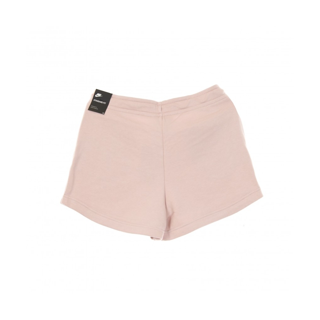 pantaloncino donna sportswear essential terry  shorts CHAMPAGNE/WHITE