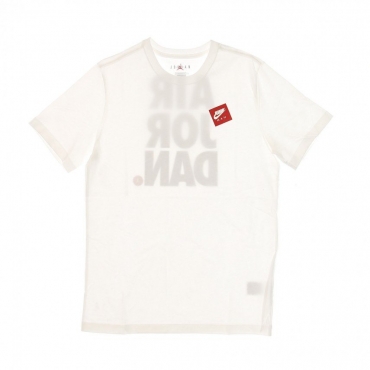 maglietta uomo jumpman graphic crew tee WHITE/GYM RED