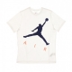 maglietta uomo jumpman air hybrid crew WHITE/BLUE VOID