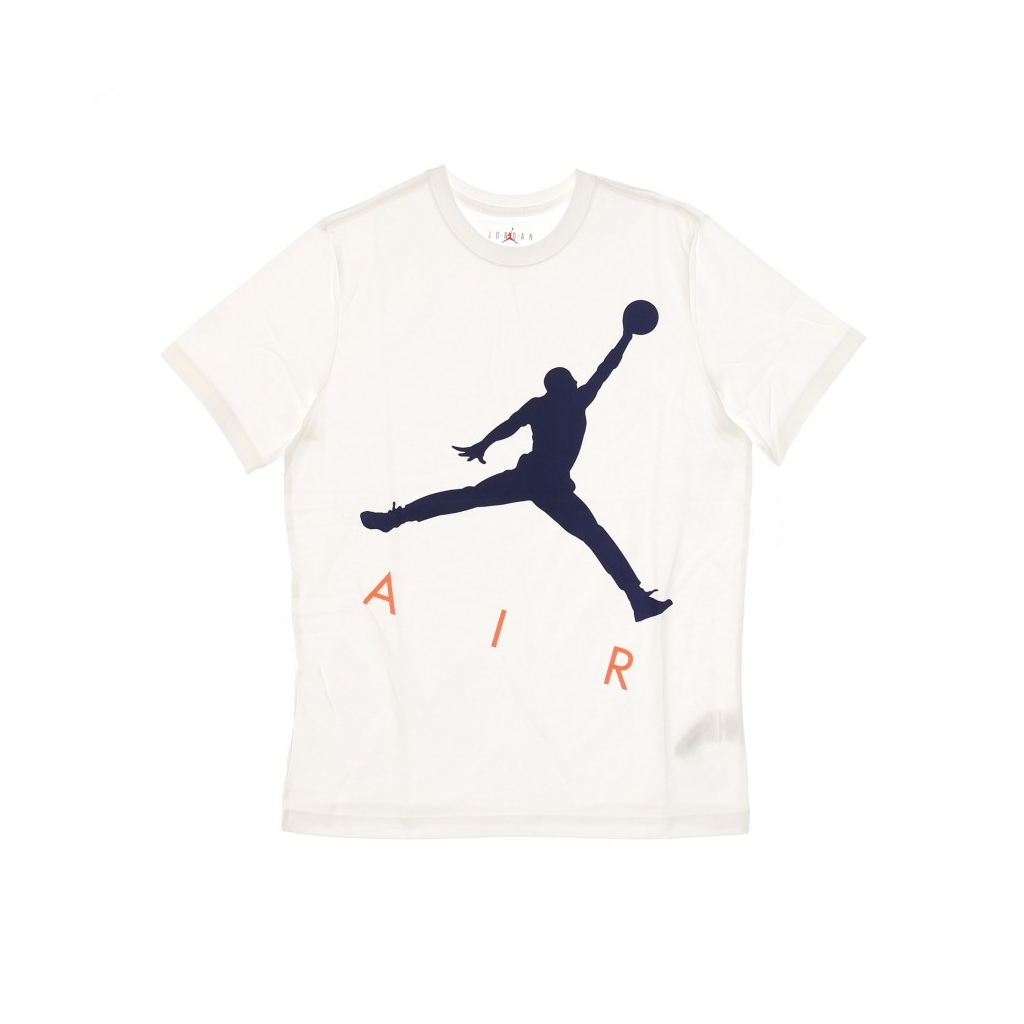 maglietta uomo jumpman air hybrid crew WHITE/BLUE VOID