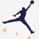 maglietta uomo jumpman air hybrid crew WHITE/BLUE VOID