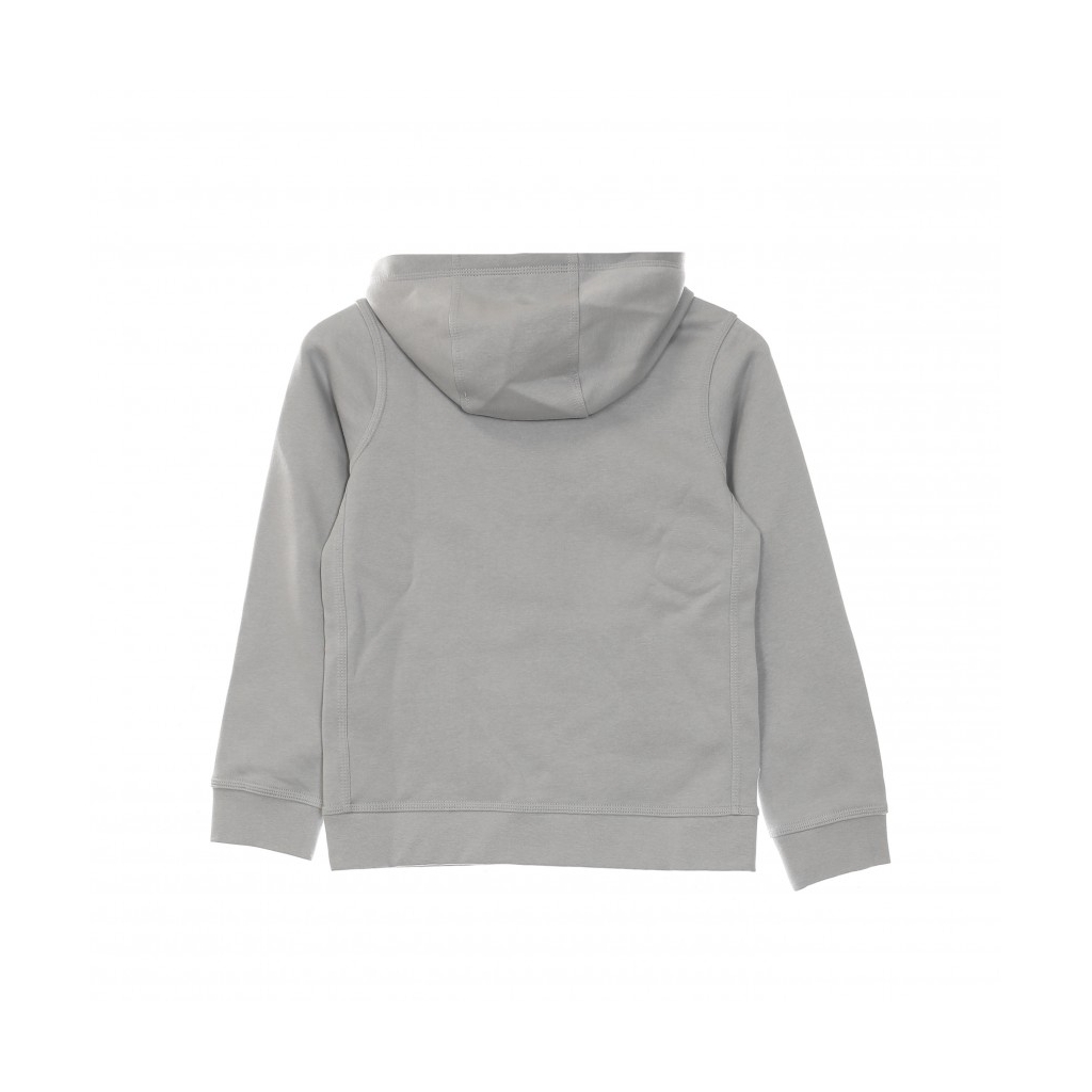 felpa cappuccio ragazzo club fleece LT SMOKE GREY