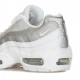 scarpa bassa donna wmns air max 95 WHITE/WHITE/METALLIC SILVER