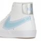 scarpa alta donna wmns blazer mid 77 WHITE/GLACIER BLUE/MTLC PLATINUM