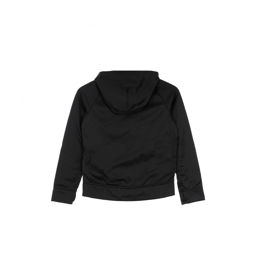 felpa cappuccio zip bambino therma gfx hoodie BLACK/WHITE