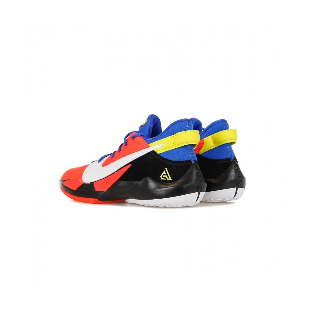 scarpa bassa ragazzo freak 2 gs BRIGHT CRIMSON/WHITE/OPTI YELLOW