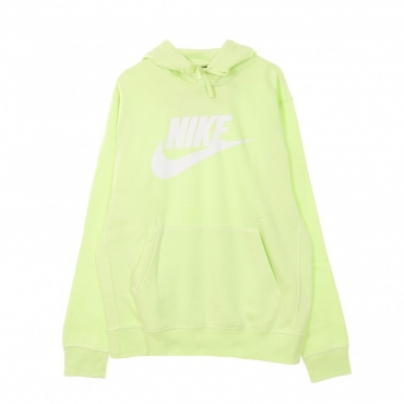 felpa cappuccio uomo club hoodie pullover basketball gx LT LIQUID LIME/LT LIQUID LIME