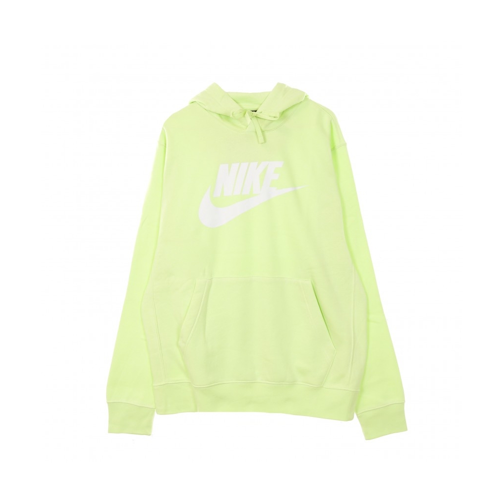 felpa cappuccio uomo club hoodie pullover basketball gx LT LIQUID LIME/LT LIQUID LIME