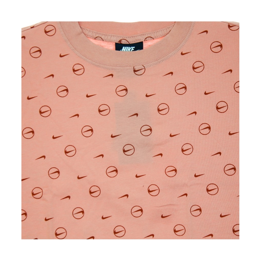 maglietta donna w sportswearnsw boyfriend  tee all over print pack RUST PINK/CANYON RUST