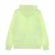 felpa cappuccio zip uomo sportswear club hoodie LT LIQUID LIME/LT LIQUID LIME/WHITE