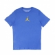 maglietta uomo m jumpman dry fit ss crew SIGNAL BLUE/UNIVERSITY GOLD