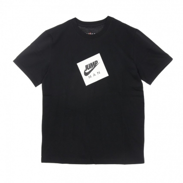 maglietta uomo jumpman box tee BLACK/WHITE