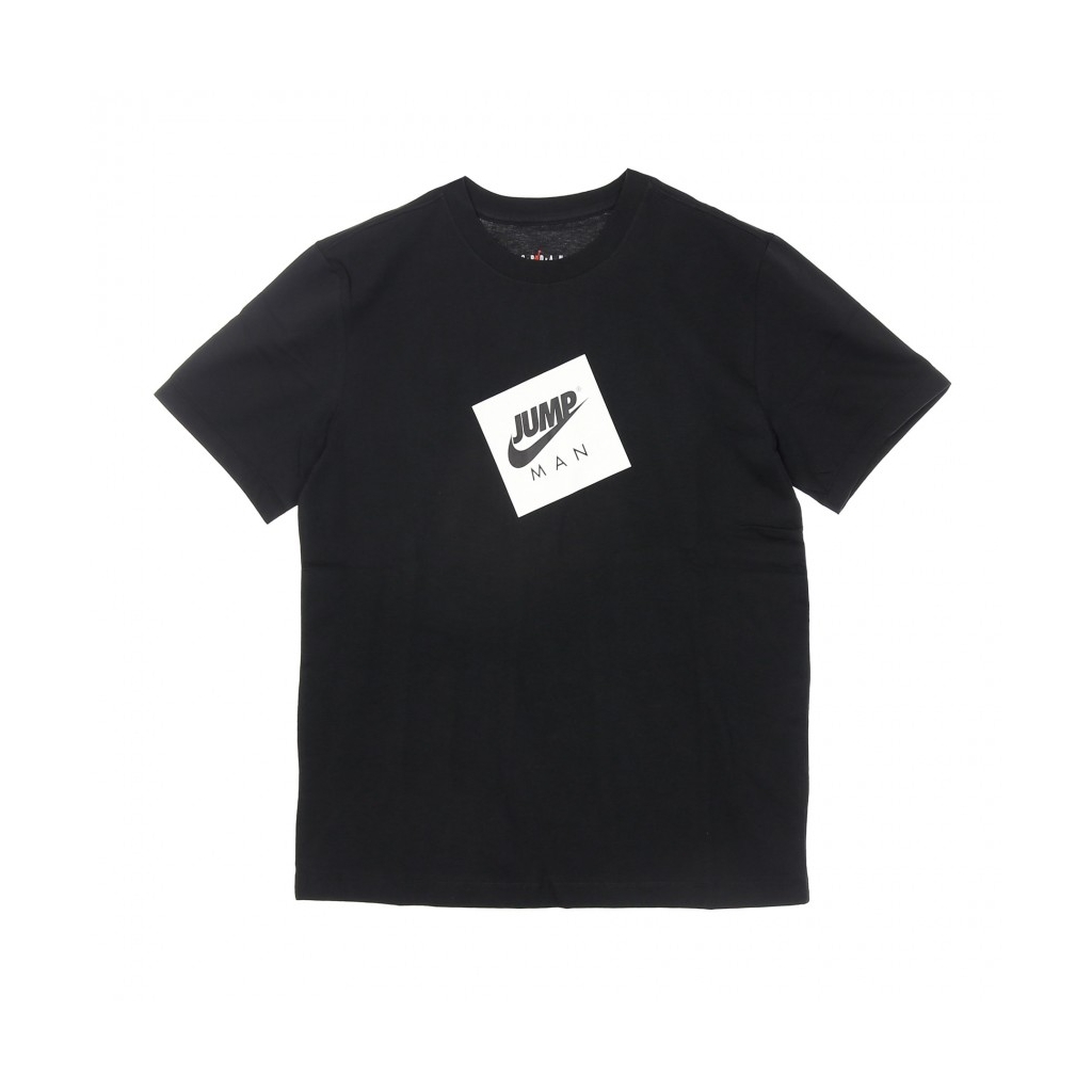 maglietta uomo jumpman box tee BLACK/WHITE