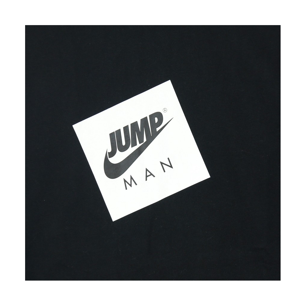 maglietta uomo jumpman box tee BLACK/WHITE