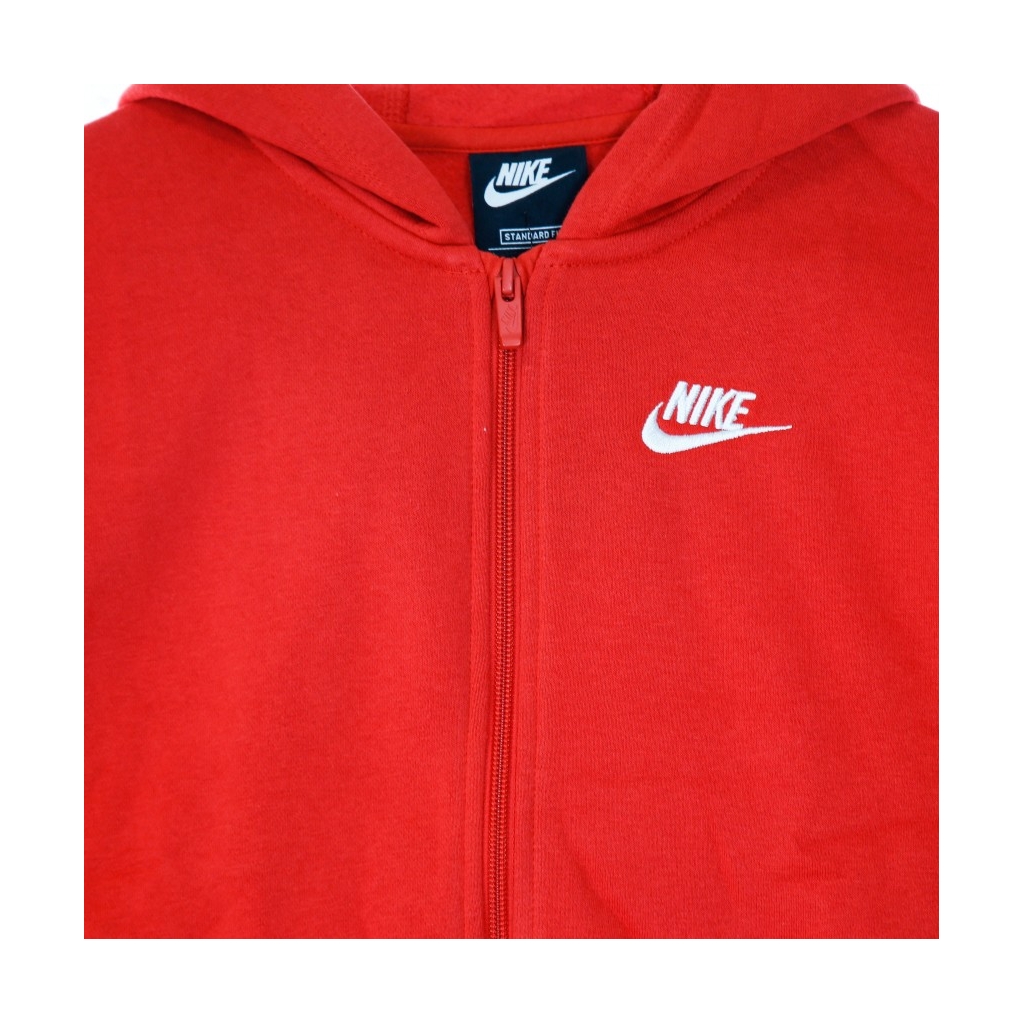 Nike Sportswear Club Fleece Full-Zip Hoodie University Red