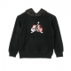 felpa cappuccio bambino jumpman classic arctic fleece po BLACK