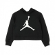 felpa cappuccio bambino jumpman core pullover BLACK