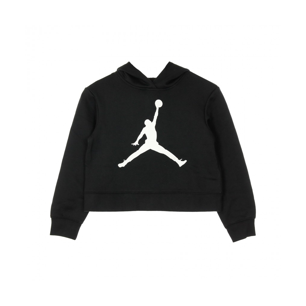 felpa cappuccio bambino jumpman core pullover BLACK