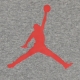 felpa cappuccio bambino jumpman logo pullover GREY HEATHER