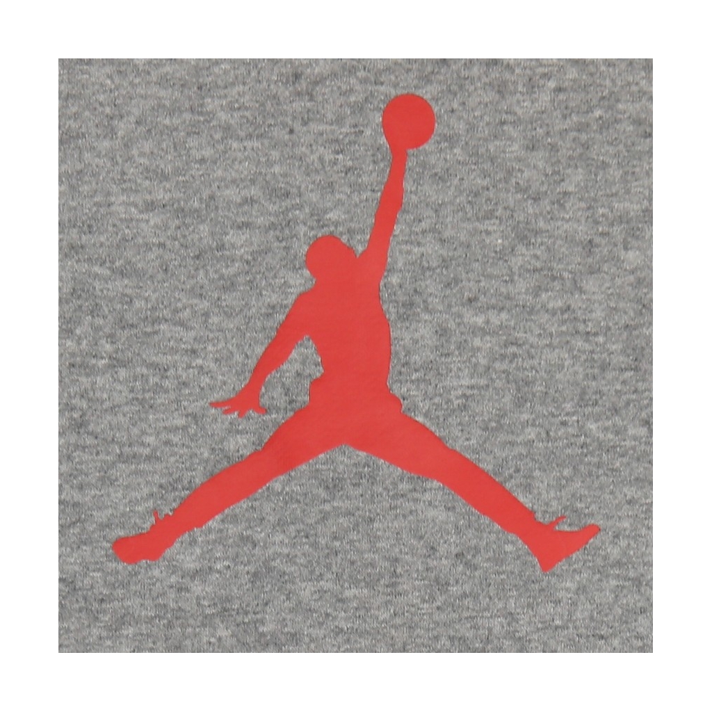 felpa cappuccio bambino jumpman logo pullover GREY HEATHER