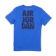 maglietta uomo jumpman graphic crew tee SIGNAL BLUE/BLACK