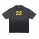 maglietta uomo m j 23 engineered ss tee BLACK/IRON GREY