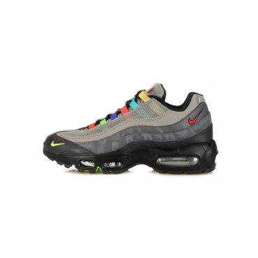 scarpa bassa uomo air max 95 se LIGHT CHARCOAL/UNIVERSITY RED/BLACK