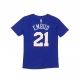 maglietta bambino nba number  name tee icon edition no 21 joel embiid phi76e ORIGINAL TEAM COLORS